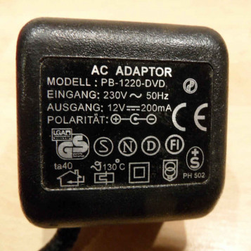 Ładowarka do golarki 4125-1220-ADC 12V 200mAh