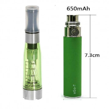 Ecig EGO CE4 zestaw startowy 500mAh zielony