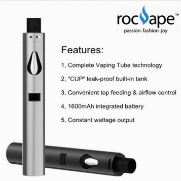 Vape Pen rocvape Origo CVT Vaping Tube KIT 40W srebrny