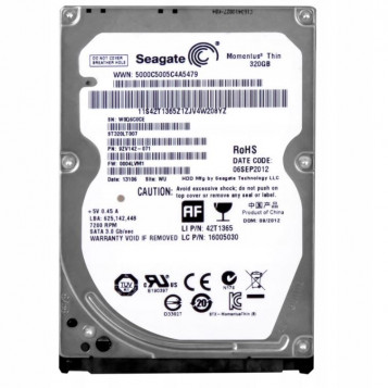 Dysk twardy HDD Seagate ST320LT007 320GB 2.5'' 7.2k rpm SATA II