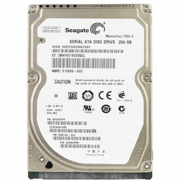 Dysk wewnętrzny HDD Seagate Momentus 7200.4 250GB 2.5'' SATA II