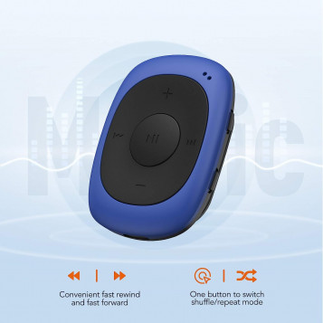 Mini odtwarzacz MP3 z klipsem 8 GB AGPTEK G02