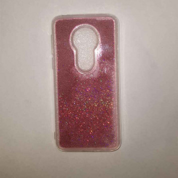 Etui plecki brokat Liquid Glitter TPU do Motorola Moto G7 Play