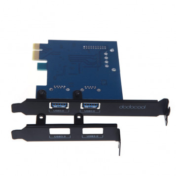 Karta PCIe USB 3.0 2-porty 5Gbp/s DODOCOOL DC12