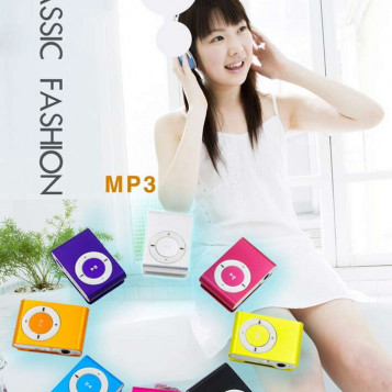 Odtwarzacz MP3 klips słuchawki + 8GB pamięci