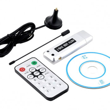 Tuner USB DVB-T MPEG-4 HDTV Karta TV + PILOT + CD