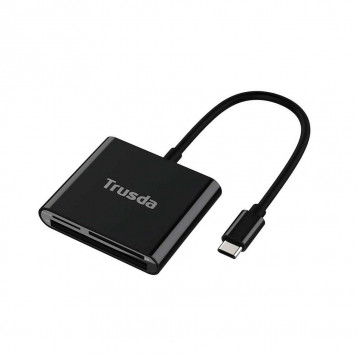 Adapter USB USB-C czytnik kart SD microSD TRUSDA