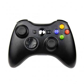 Bezprzewodowy kontroler pad Microsoft Xbox 360 czarny
