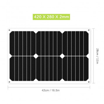 Giętki panel słoneczny Allpowers AP-SP18V18W 42x28x0.2