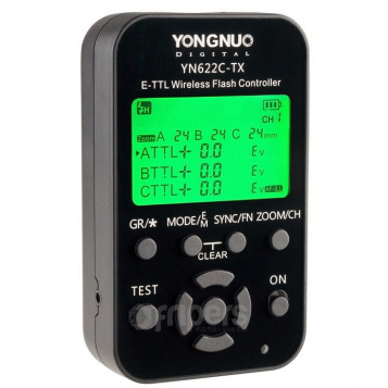 Sterownik radiowego wyzwalacza lamp błyskowych Yongnuo YN622C-TX