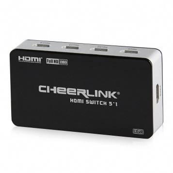 Adapter cheerlink HDMI switch 5x1 HSW0501BN FHD