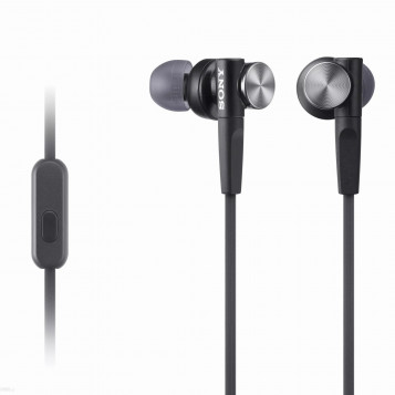 Słuchawki przewodowe dokanałowe Sony MDR-XB50AP czarne