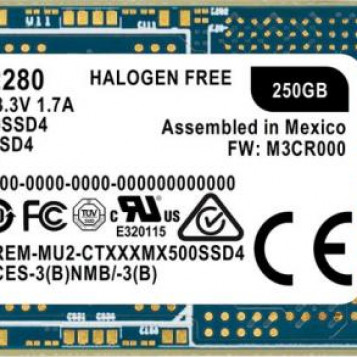 Dysk wewnętrzny SSD Micron Crucial MX500 250GB SATA M.2