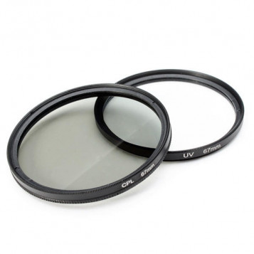 Zestaw filtrów polaryzacyjnych Andoer 67mm Star 8/CPL/UV/Close-up Nikon Canon Sony Pentax