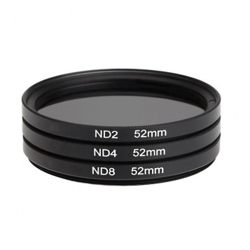 Zestaw filtrów polaryzacyjnych Andoer 52mm ND2/ND4/ND8 Nikon Canon Sony Pentax