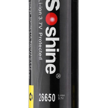 Mocny akumulator bateria Soshine 26650 5500mAh 3.7V