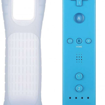 Kontroler do Nintendo Wii 2 w1 motion plus turkus
