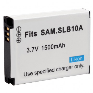 Akumulator litowo-jonowy SLB-10A 1500mAh 3.7V dla Samsung L100 L200 L210 SL620 SL820 TL9