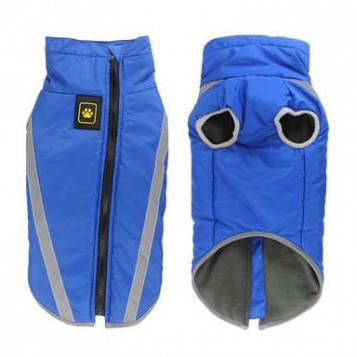 Wodoodporny odblaskowy płaszcz dla psa XL T200101 niebieski