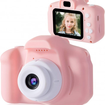 Aparat cyfrowy kamera dla dzieci HD 1080P różowy