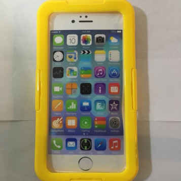 Wodoszczelne i wodoodporne etui do iPhone 6 Plus żółty