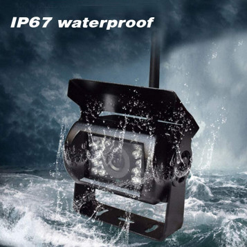 Bezprzewodowa kamera cofania podofo 18LED IR wodoodporna IP67