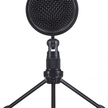 Mikrofon pojemnościowy AmazonBasics Mini Desktop bez statywu czarny