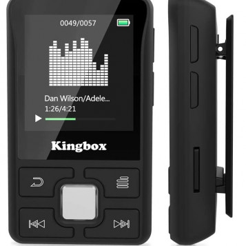 Mini odtwarzacz MP3 Kingbox X55 32GB LCD BT 4.1 klips