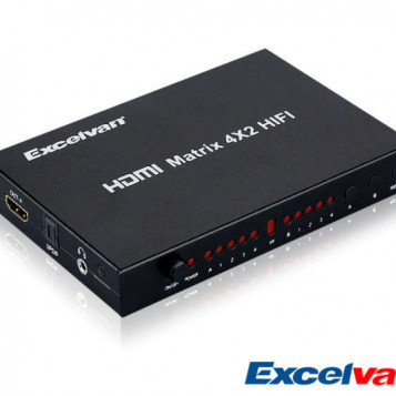 Switch splitter rozdzielacz Excelvan 4x2 HDMI 1.4 HiFi