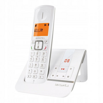 Bezprzewodowy telefon stacjonarny Alcatel Versatis F230 brązowy