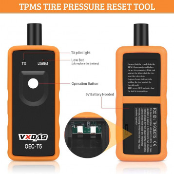Czujnik ciśnienia w oponach VXDAS do aktywacji i przywracania TPMS