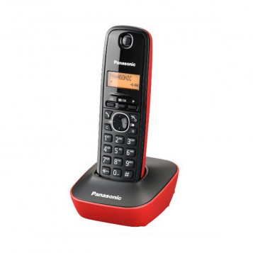 Bezprzewodowy telefon stacjonarny Panasonic KX-TGA161EX czerwony