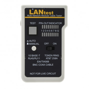 Tester kabli sieciowych, koncentrycznych i telefonicznych LANtest