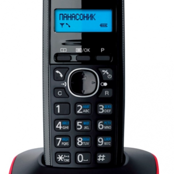 Telefon stacjonarny Panasonic KX-TG1611 czerwony bez stacji
