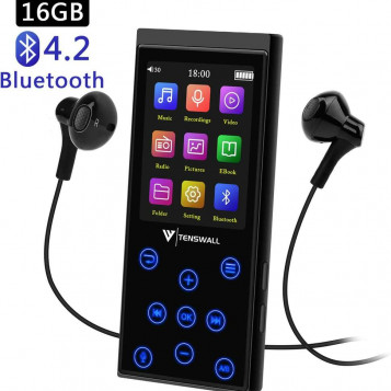 Odtwarzacz MP3 Tenswall M2 16GB Bluetooth 4.2 bezstratny HiFi FM