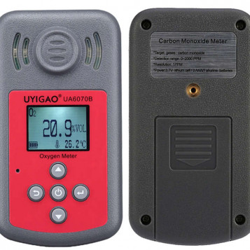 Mini cyfrowy wykrywacz tlenu analizator gazu UYIGAO UA6070B
