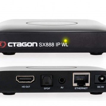 Odtwarzacz multimedialny tuner TV box Octagon SX888 IP IPTV VOD Xtream WebTV