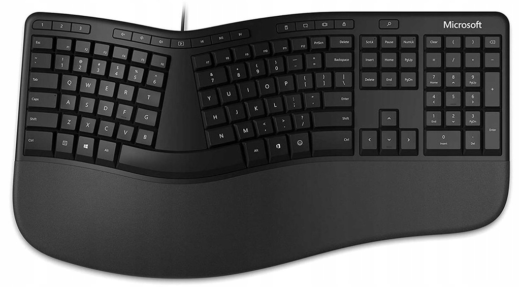 Klawiatura przewodowa Microsoft Ergonomic Desktop 1878