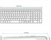 Klawiatura bezprzewodowa IBERA 2.4GHz USB TV – zdjęcie 2