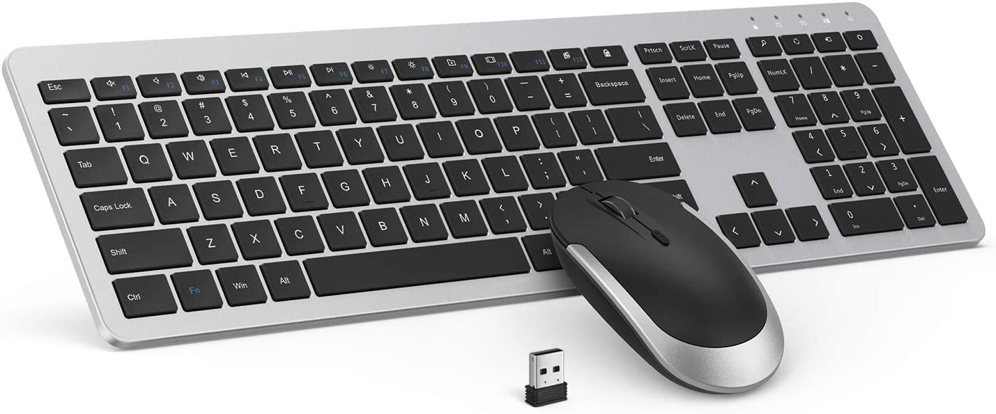 Klawiatura bezprzewodowa Seenda SK38-3 Bluetooth QWERTZ Grey