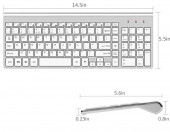 Klawiatura bezprzewodowa FENIFOX 2.4G Ultra Slim – zdjęcie 2