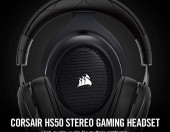 Przewodowe słuchawki GAMINGOWE CORSAIR HS50 – zdjęcie 3
