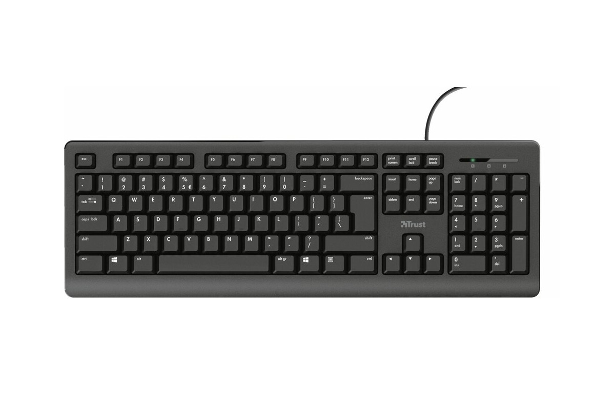 Klawiatura przewodowa biurowa Trust Primo 24086 QWERTZ