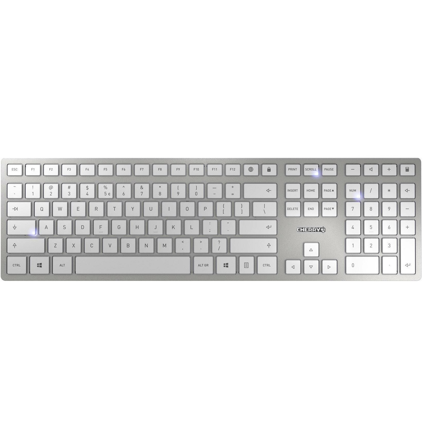 CHERRY DW 9000 SLIM SX BT klawiatura bezprzewodowa biała