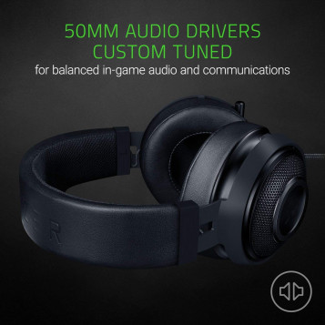 Przewodowe słuchawki GAMINGOWE RAZER Kraken Pro V2 Oval Black