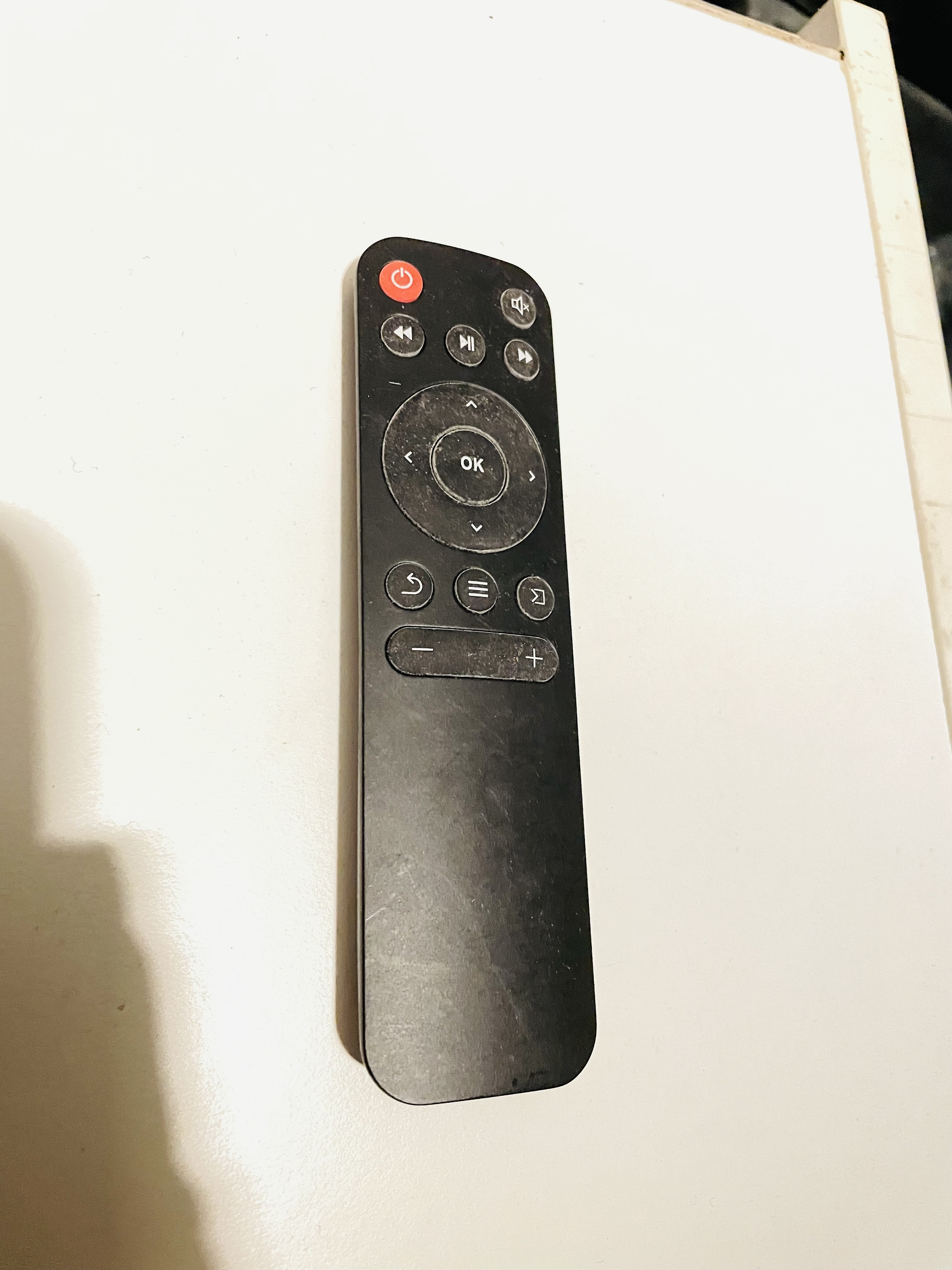 Pilot do tunera TV box