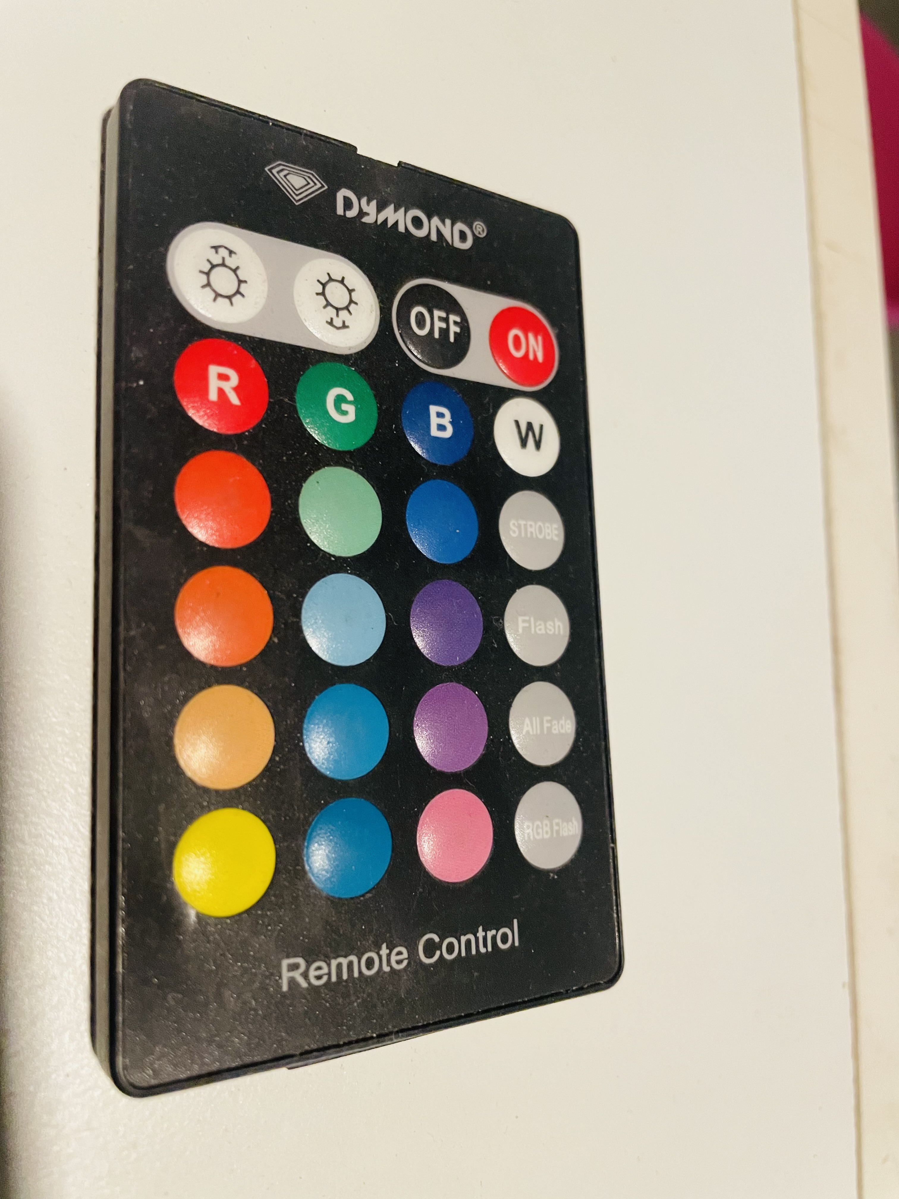 Pilot LED RGB zdalnie sterowany do taśmy Dymond