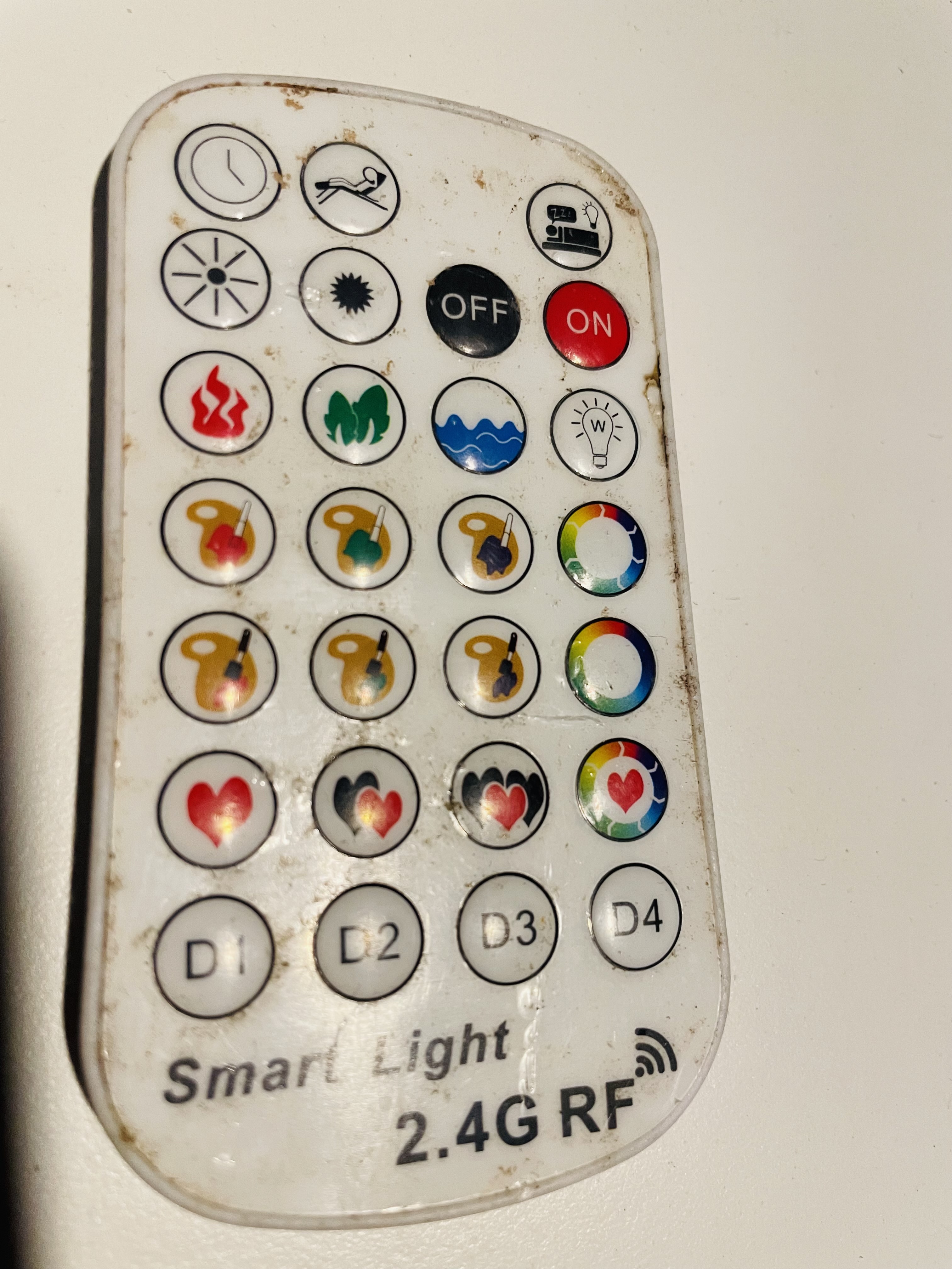 Pilot do Smart Light 2.4G RF RGB LED