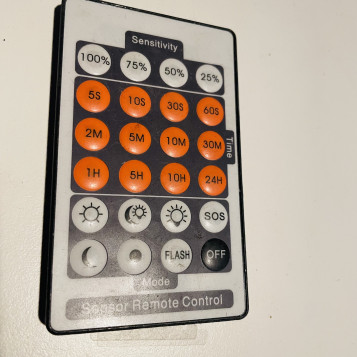 Pilot Sensor Remote Control zdalnie sterowanie lampy