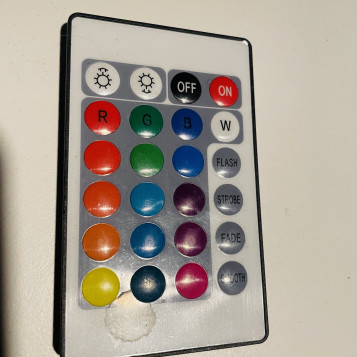 Pilot RGB LED zdalnie sterowany do oświetlenia